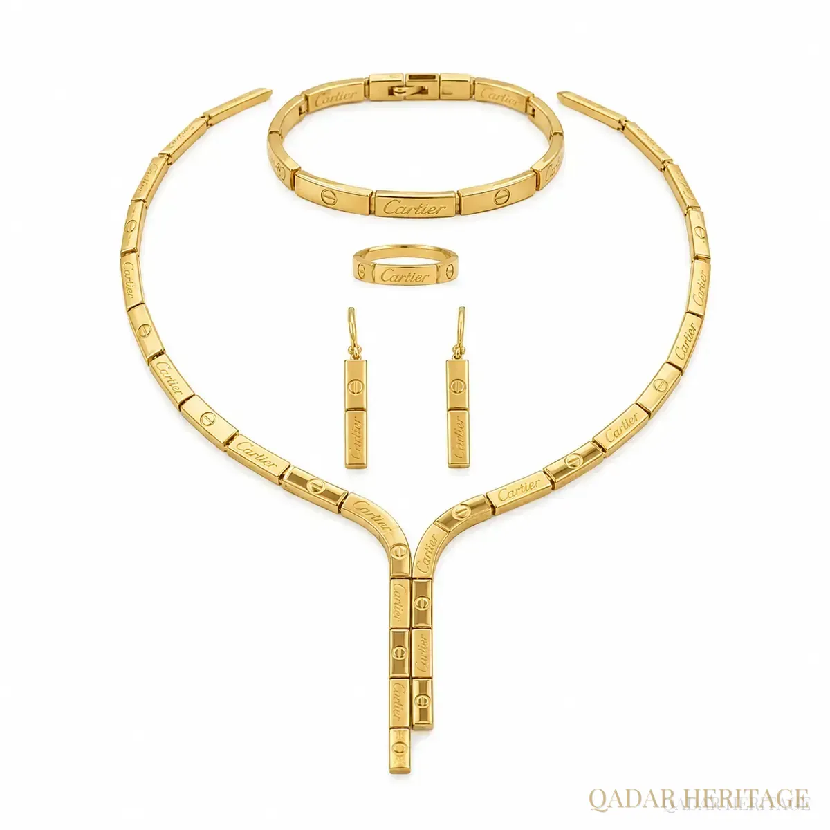 QADAR Royal Geometry Jewelry Set - Slide 7