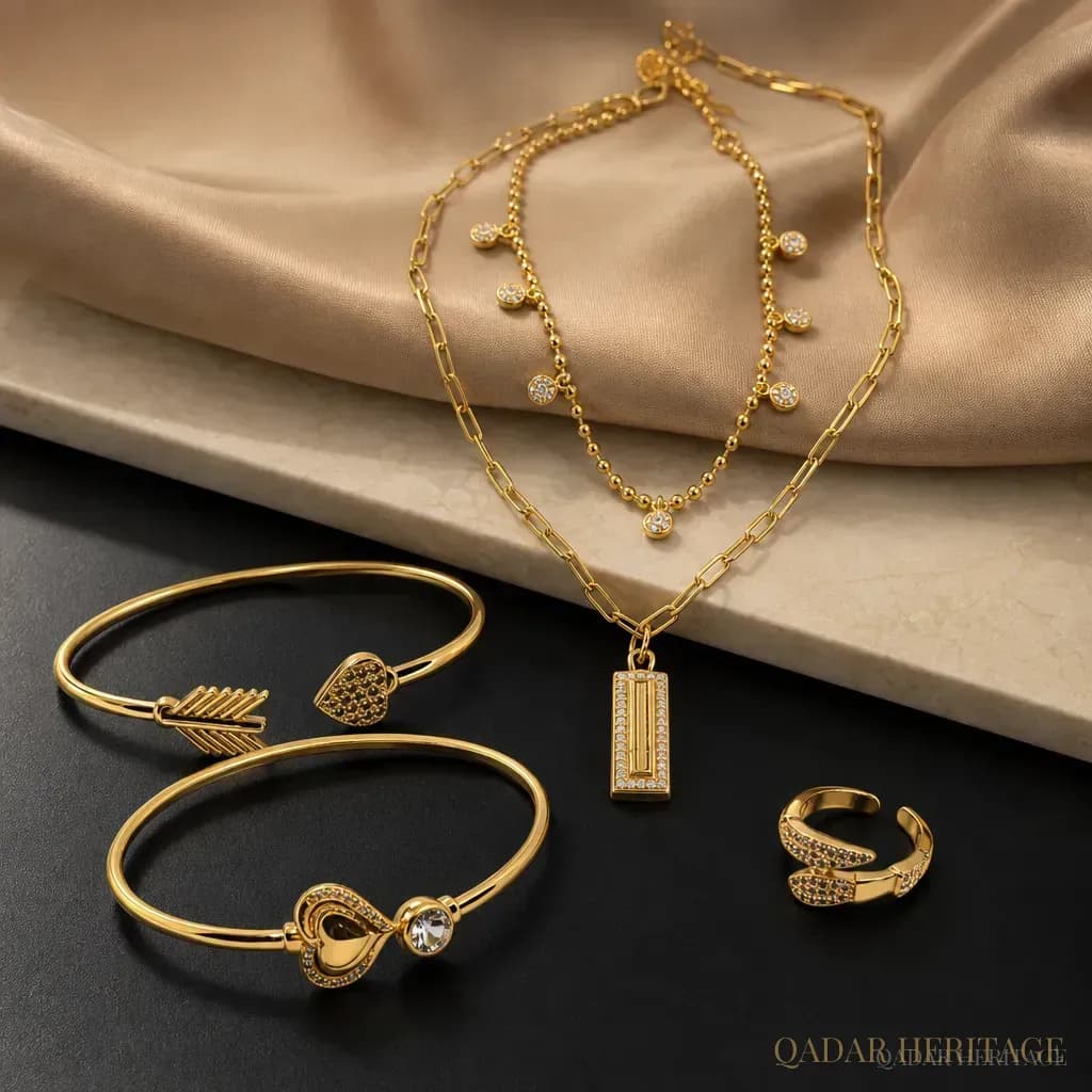 Golden Maha Touch Jewelry Set - Slide 4