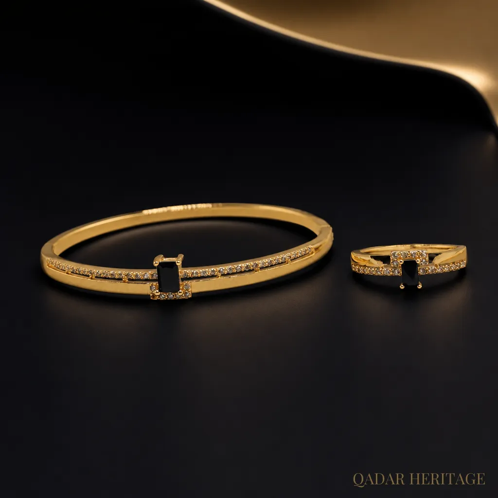 Luxury Golden Onyx Set - Slide 1