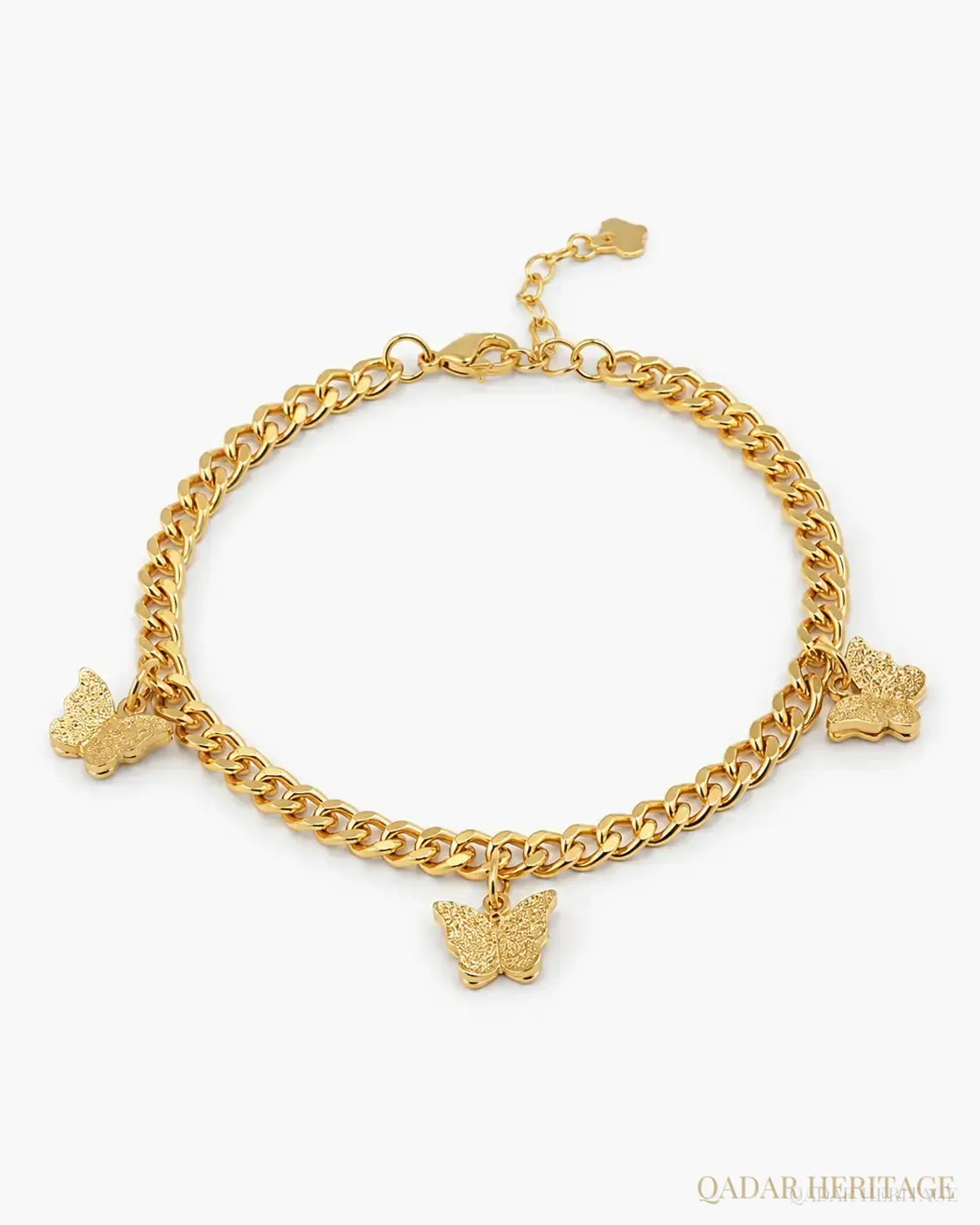 QADAR Golden Butterfly Jewelry Set - Slide 5
