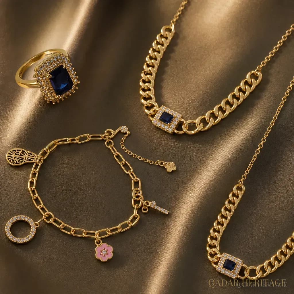 Navy Nights Luxury Jewelry Set - Slide 2