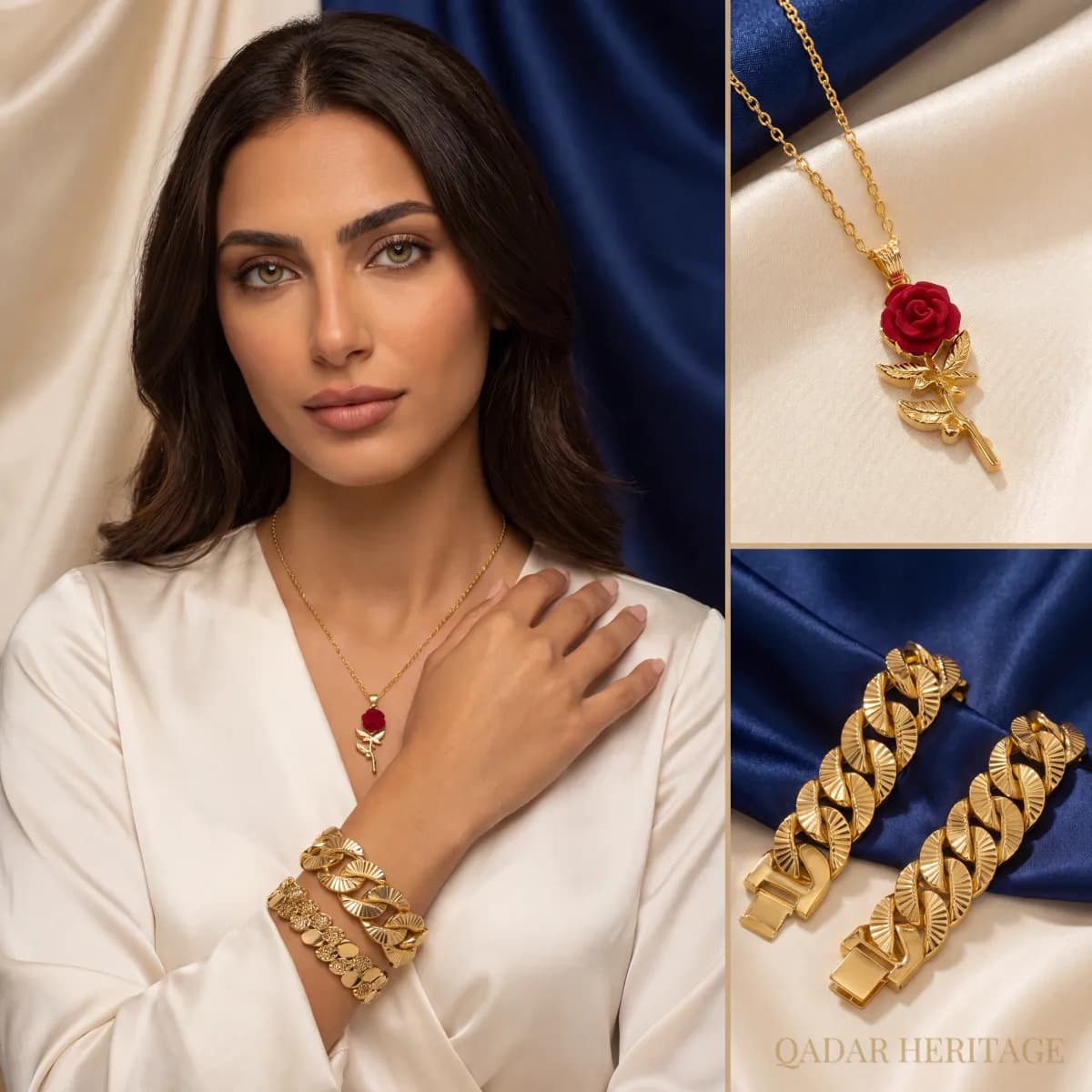 Golden Rose Majesty Jewelry Package - Slide 1