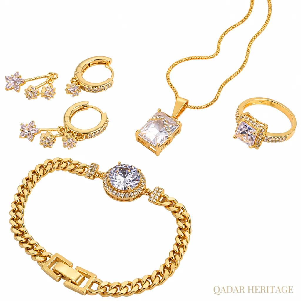 QADAR Isabelle Gold Jewelry Package - Slide 3