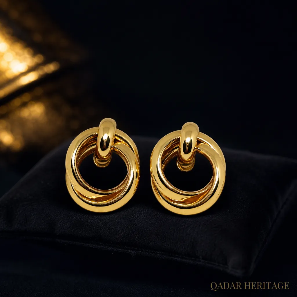 QADAR Aurora Gold Earrings
