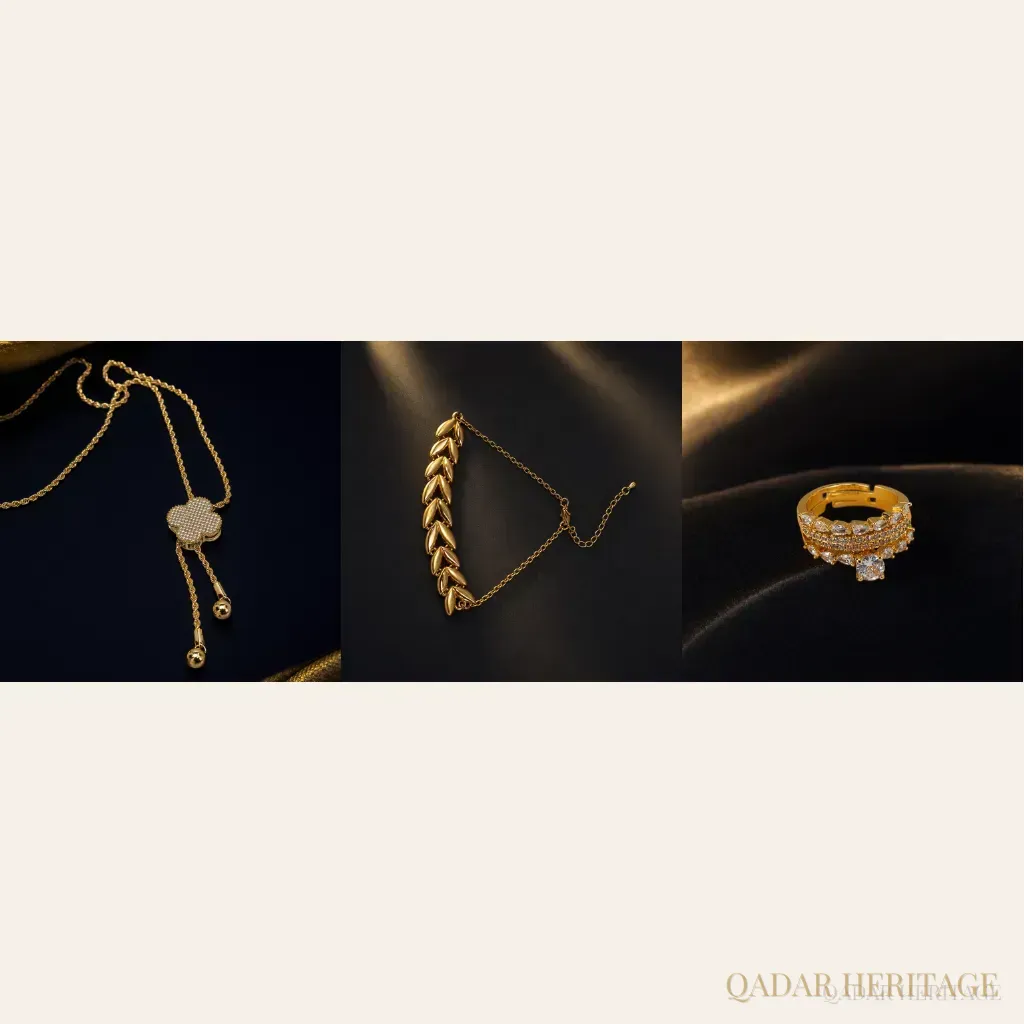 Golden Clover Jewelry Set - Slide 3