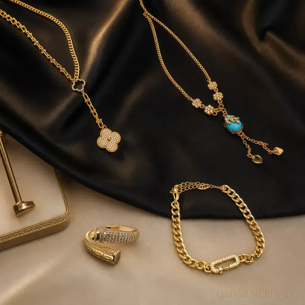 Royal Turquoise Bloom Jewelry Set - Slide 2