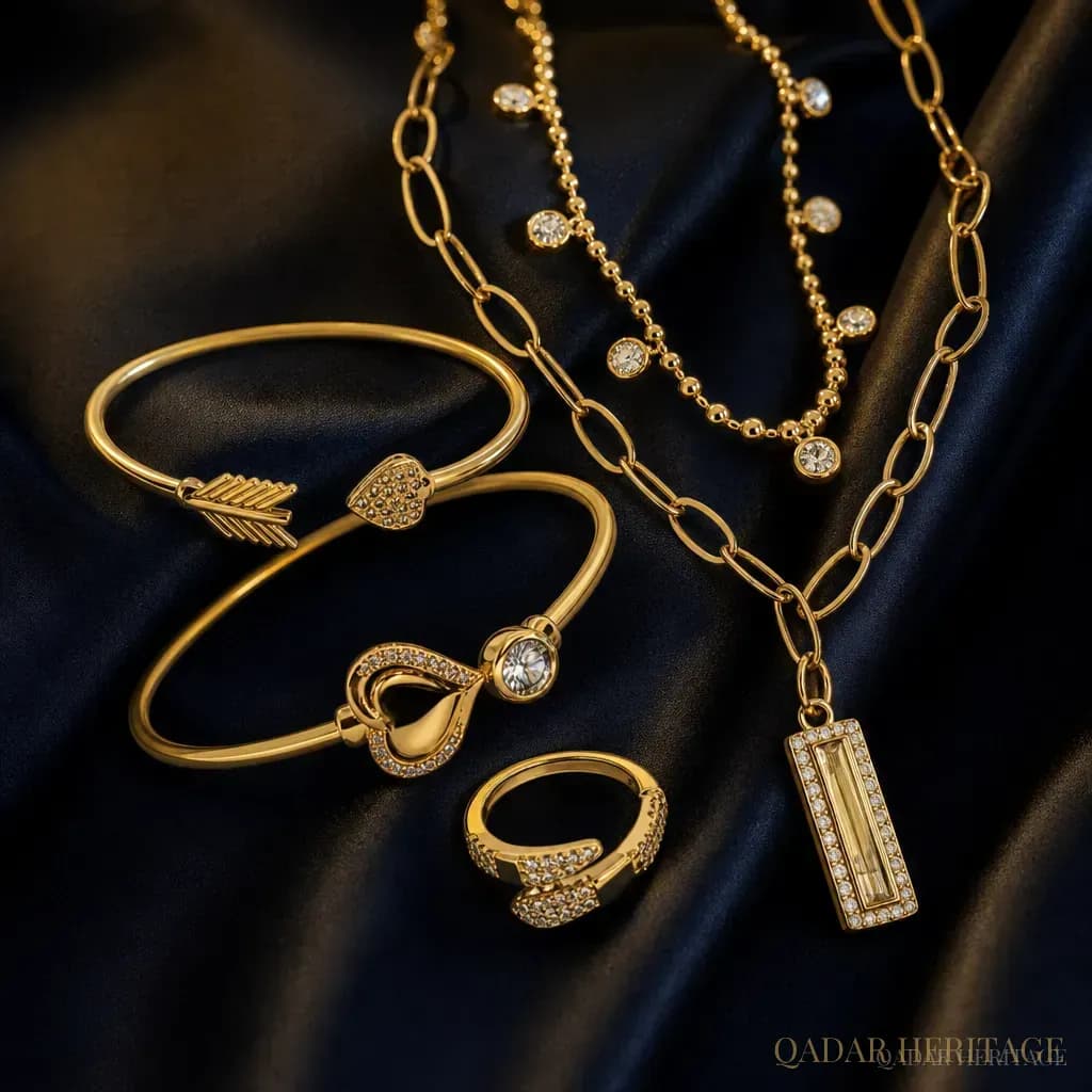 Golden Maha Touch Jewelry Set - Slide 3