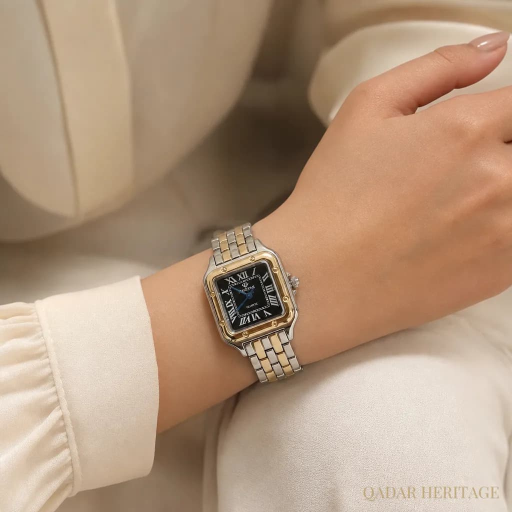 QADAR Valoria Two-Tone Watch - Slide 3