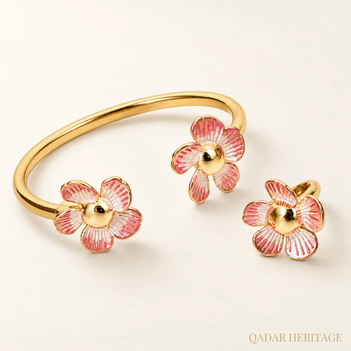 QADAR Spring Blossom Golden Set - Slide 2