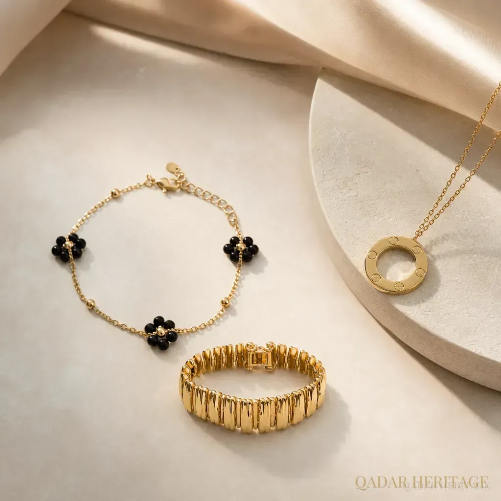 Golden Night Halo Jewelry Set - Slide 2