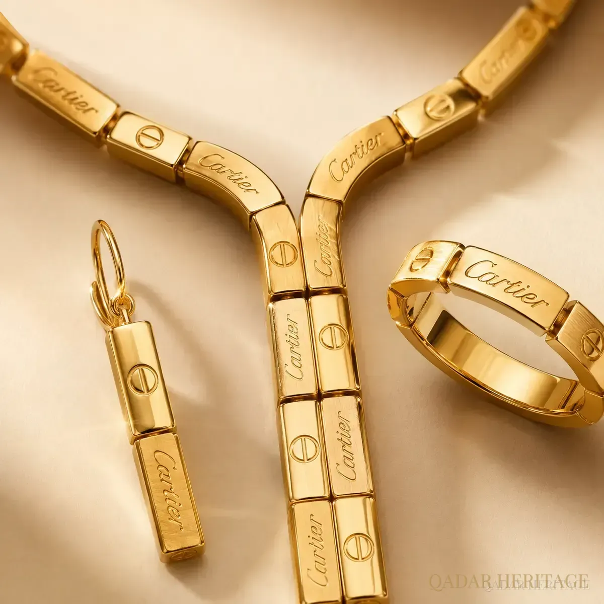 QADAR Royal Geometry Jewelry Set - Slide 8