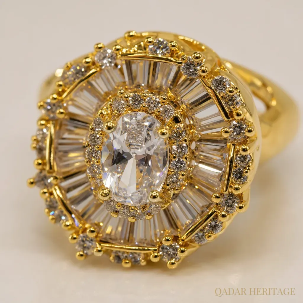 Golden Sun Halo Ring - Slide 2