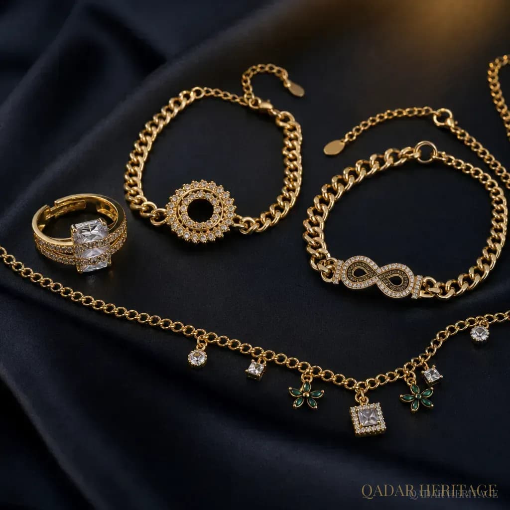Golden Radiance Jewelry Set - Slide 1