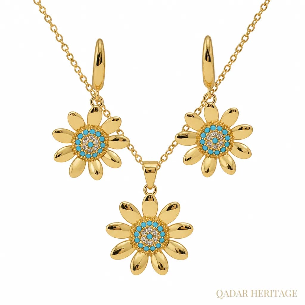 QADAR Azura Bloom Jewelry Set - Slide 2