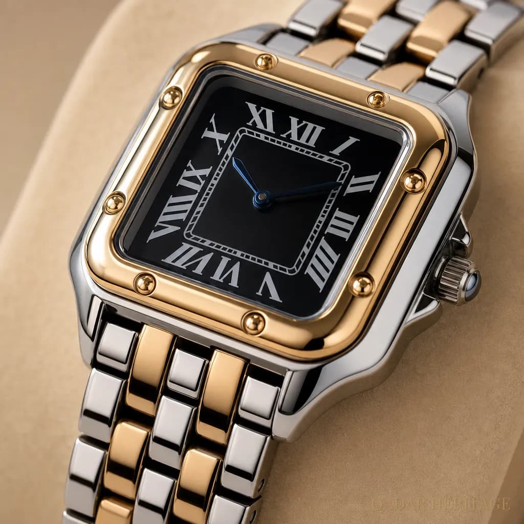 QADAR Valoria Two-Tone Watch - Slide 2