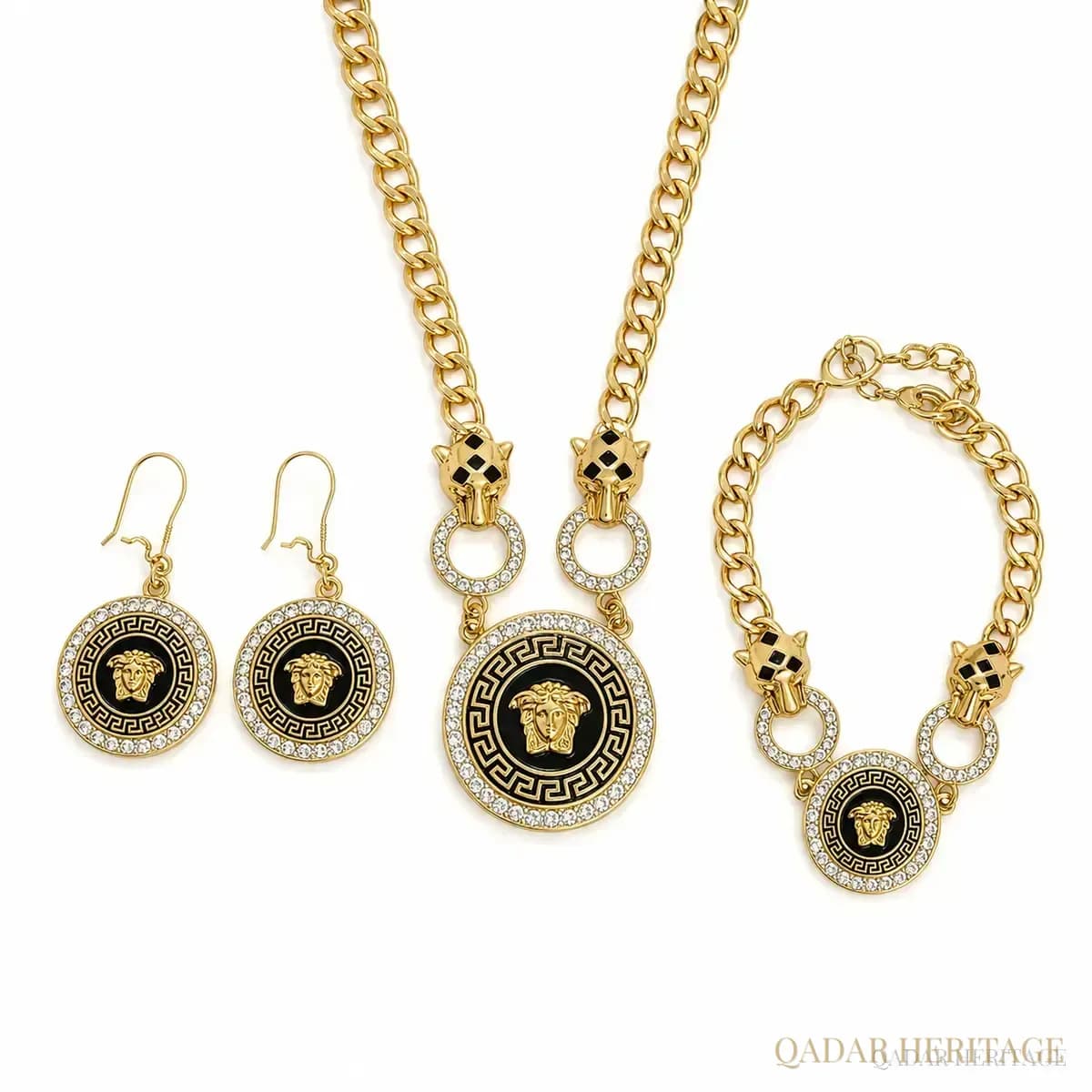 QADAR Royal Medallion Jewelry Set - Slide 2