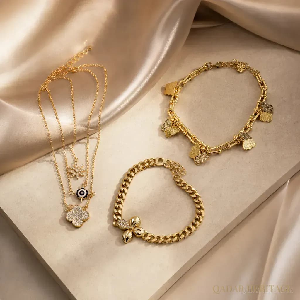Golden Aura Luck Jewelry Set - Slide 4