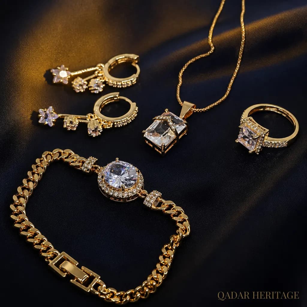 QADAR Isabelle Gold Jewelry Package - Slide 2