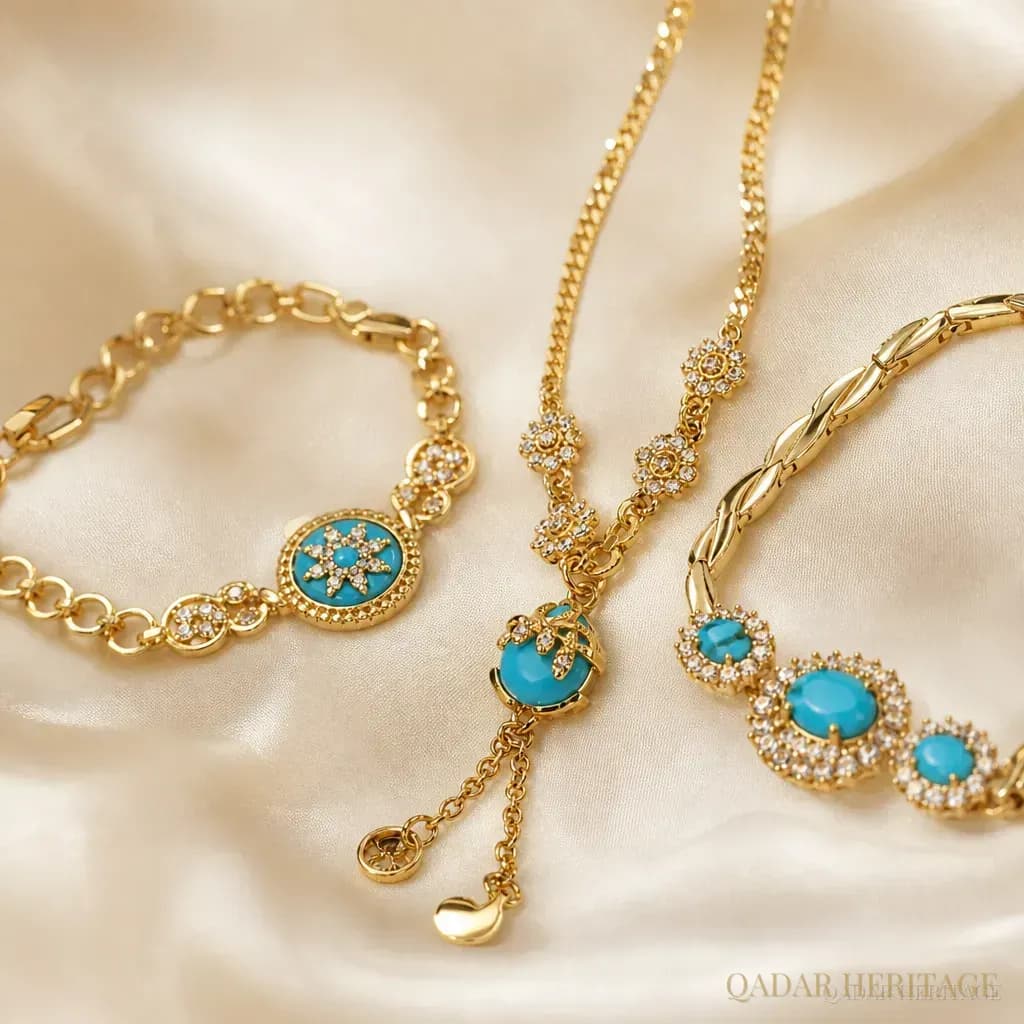 Royal Turquoise Touch Jewelry Set - Slide 2