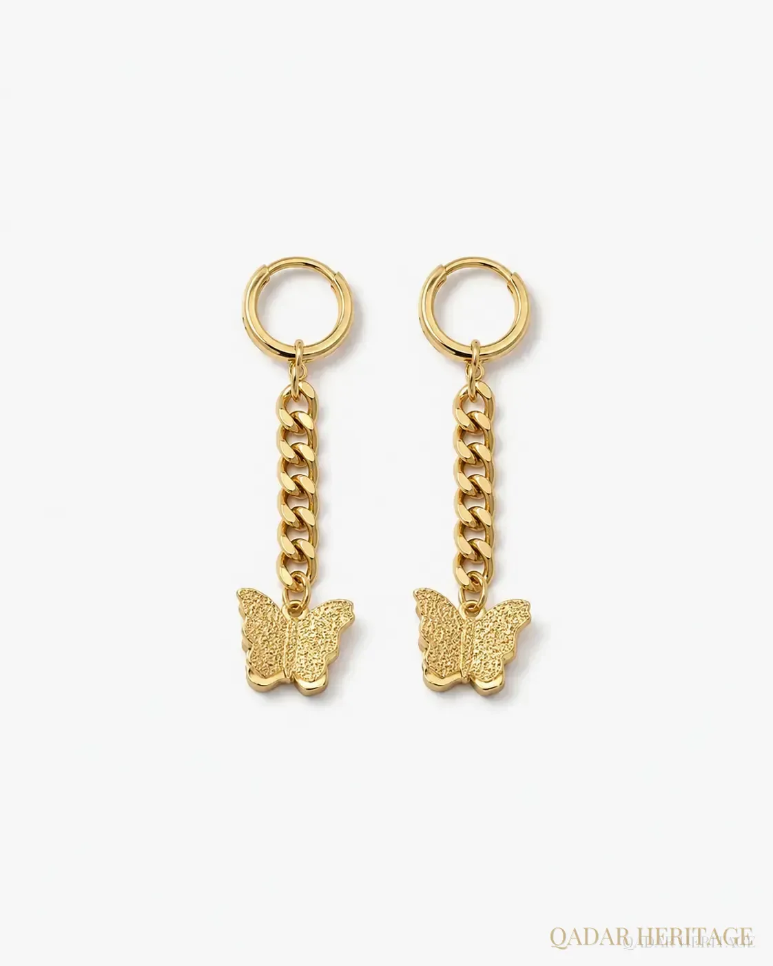 QADAR Golden Butterfly Jewelry Set - Slide 2