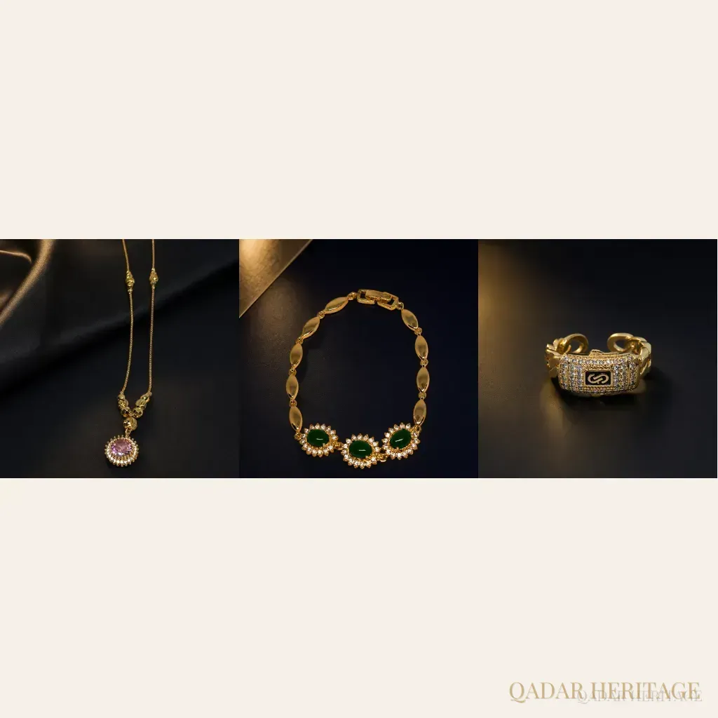 Royal Emerald & Lilac Jewelry Set - Slide 5