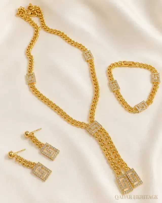 Aurella Gold Luxury Jewelry Set