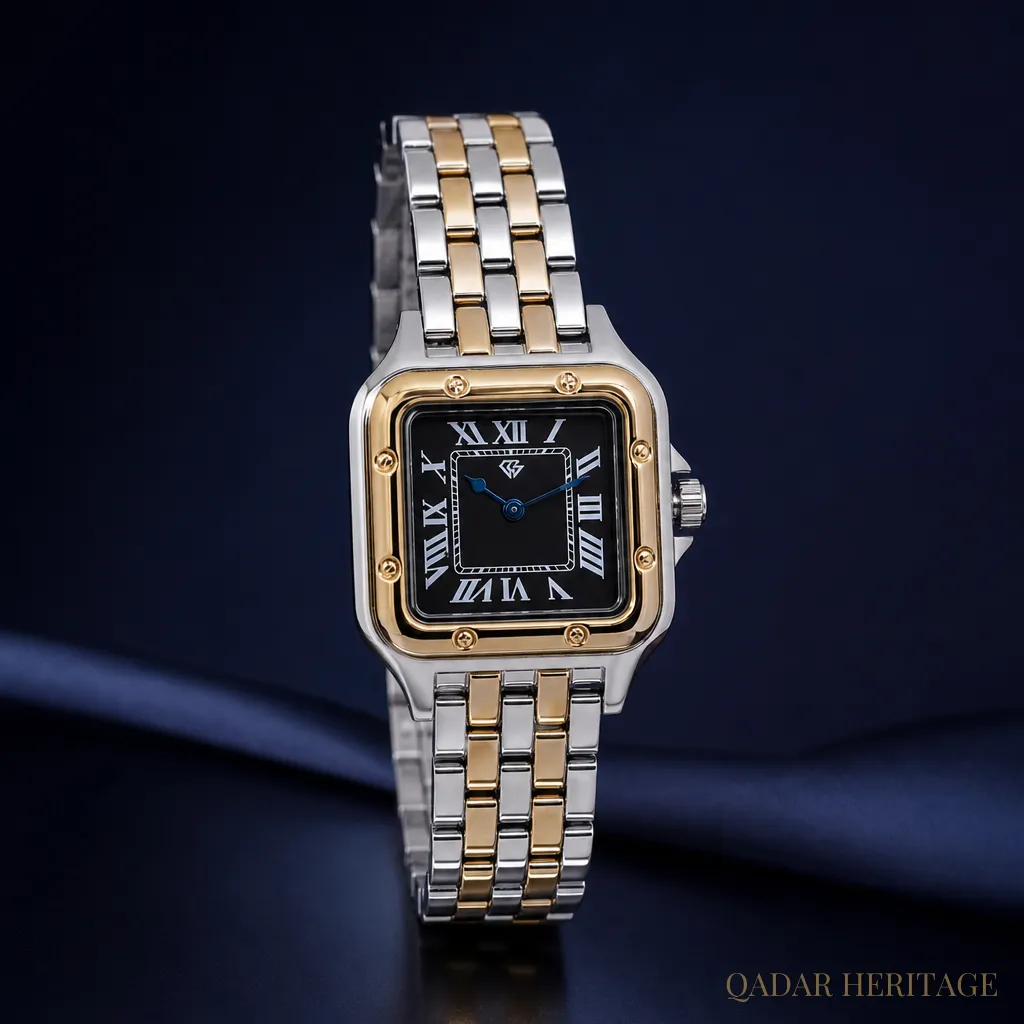 QADAR Valoria Two-Tone Watch - Slide 1
