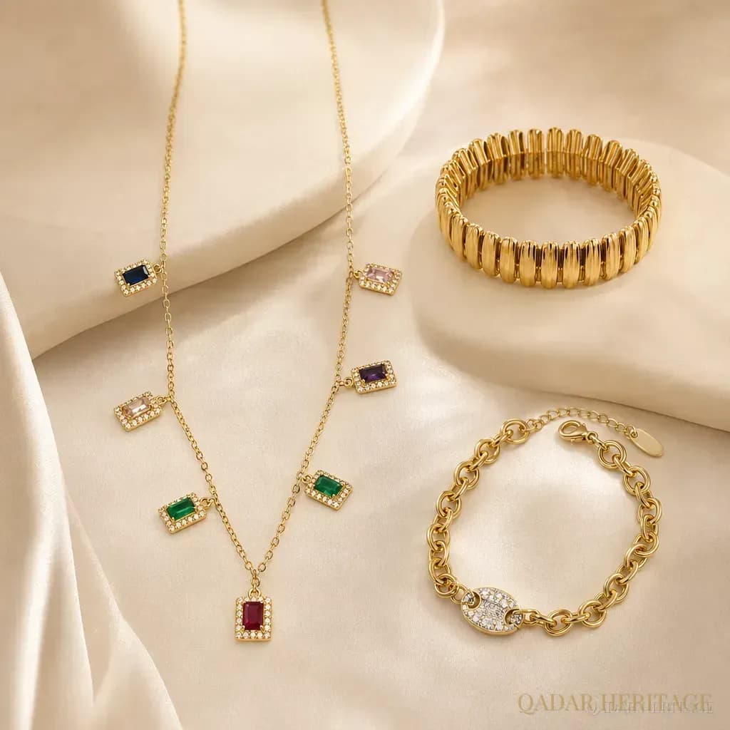 Golden Queen Spectrum Jewelry Set - Slide 2