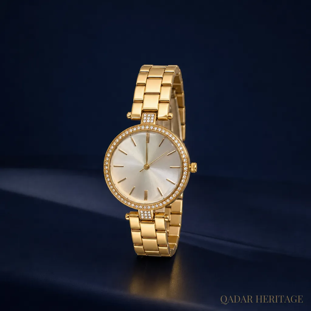 QADAR Lareen Gold Watch - Slide 1
