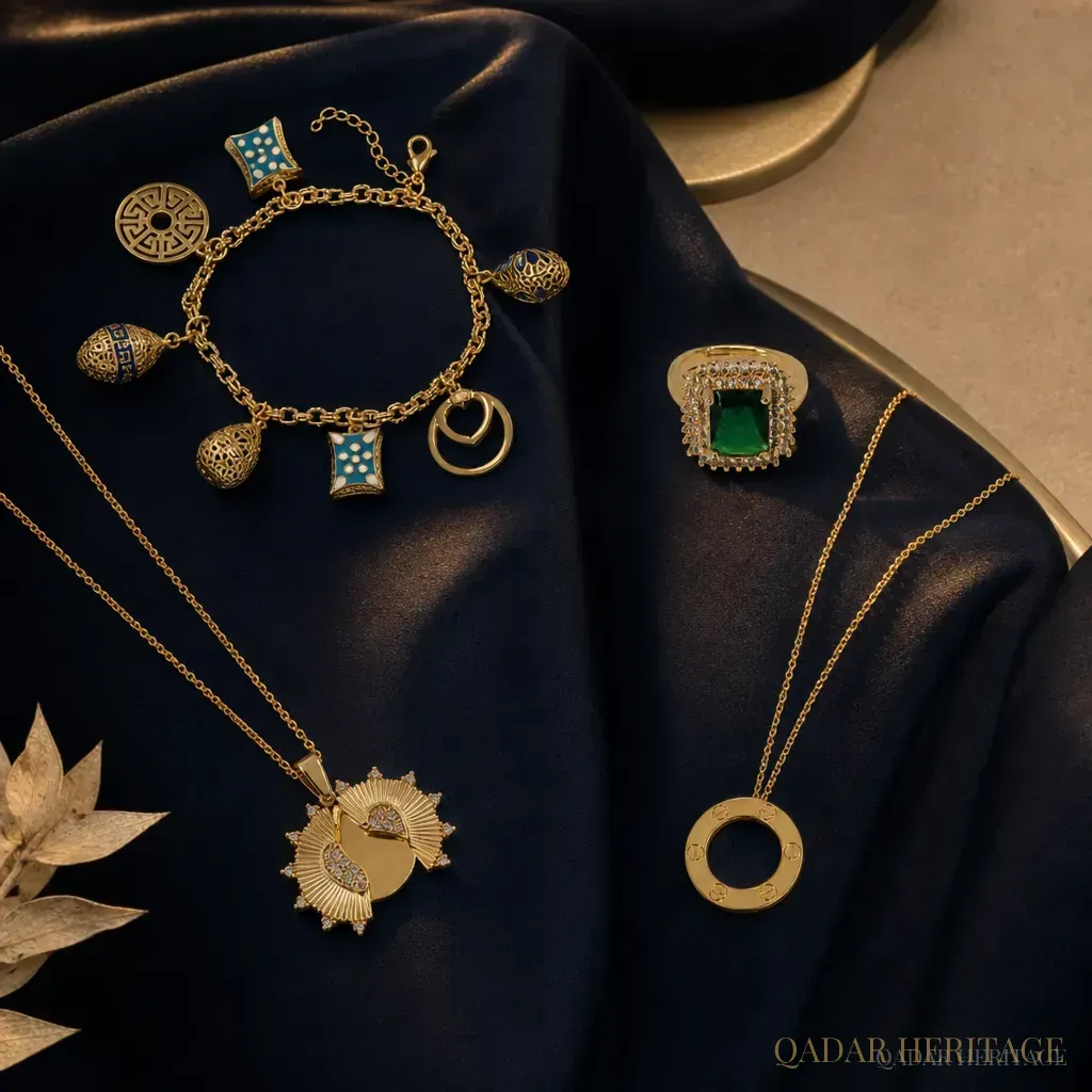 Royal Heritage Emerald Jewelry Set - Slide 3