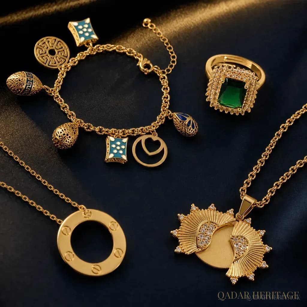 Royal Heritage Emerald Jewelry Set - Slide 2
