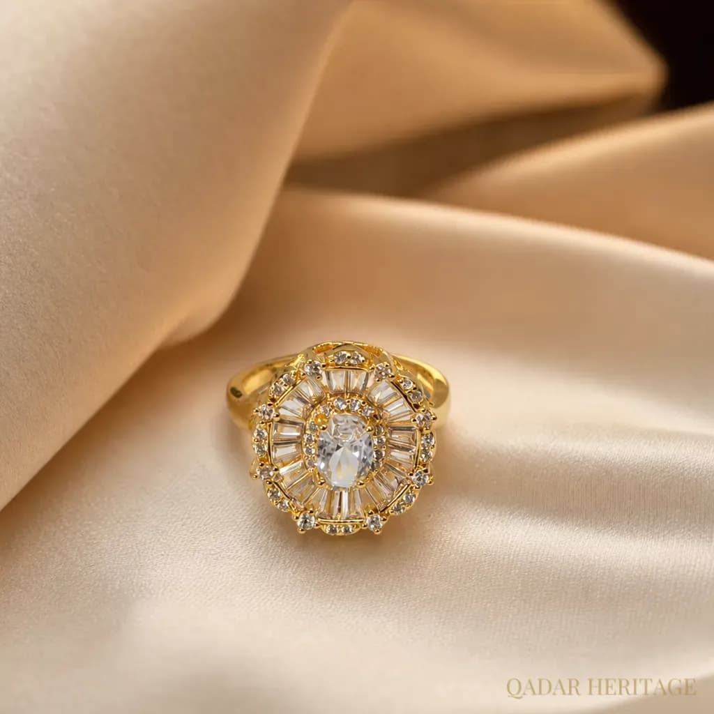 Golden Sun Halo Ring - Slide 3