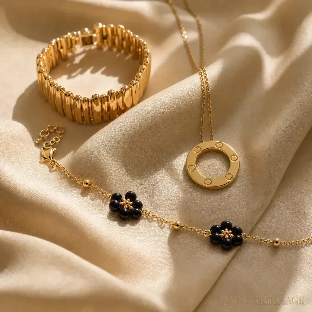 Golden Night Halo Jewelry Set - Slide 3