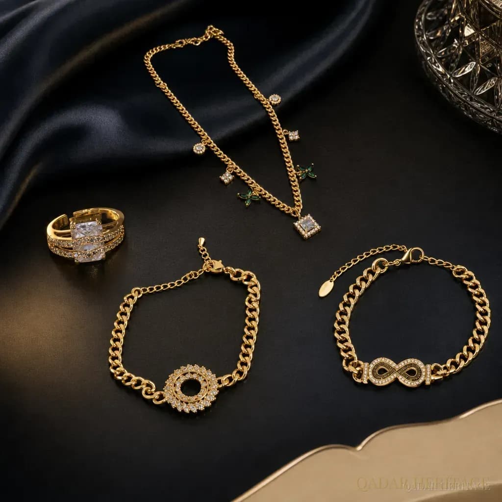 Golden Radiance Jewelry Set - Slide 2