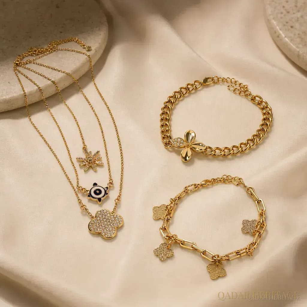 Golden Aura Luck Jewelry Set - Slide 2