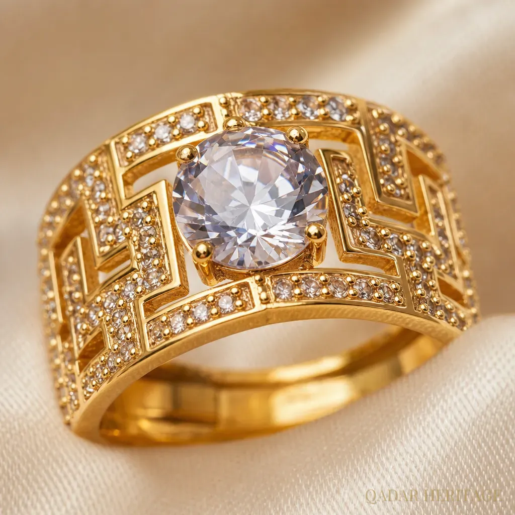 Empress Gold Statement Ring - Slide 2