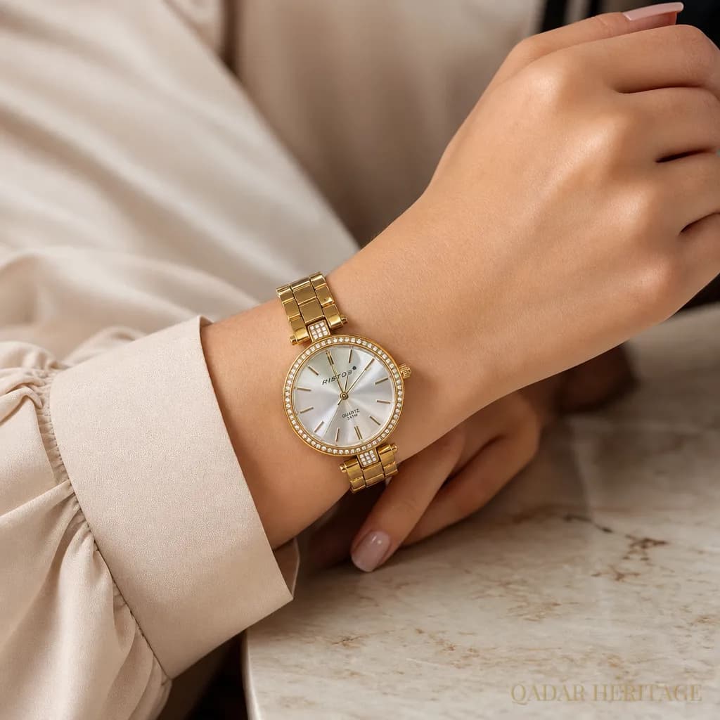 QADAR Lareen Gold Watch - Slide 3