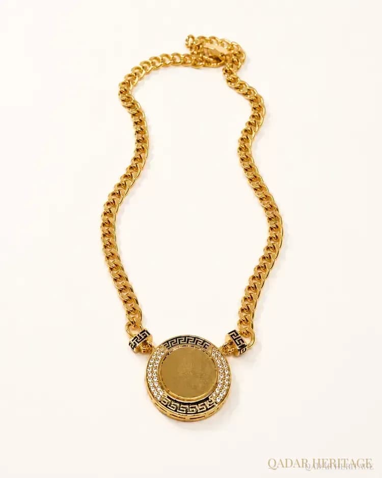 Luxury Greek Coin Jewelry Set - Slide 6