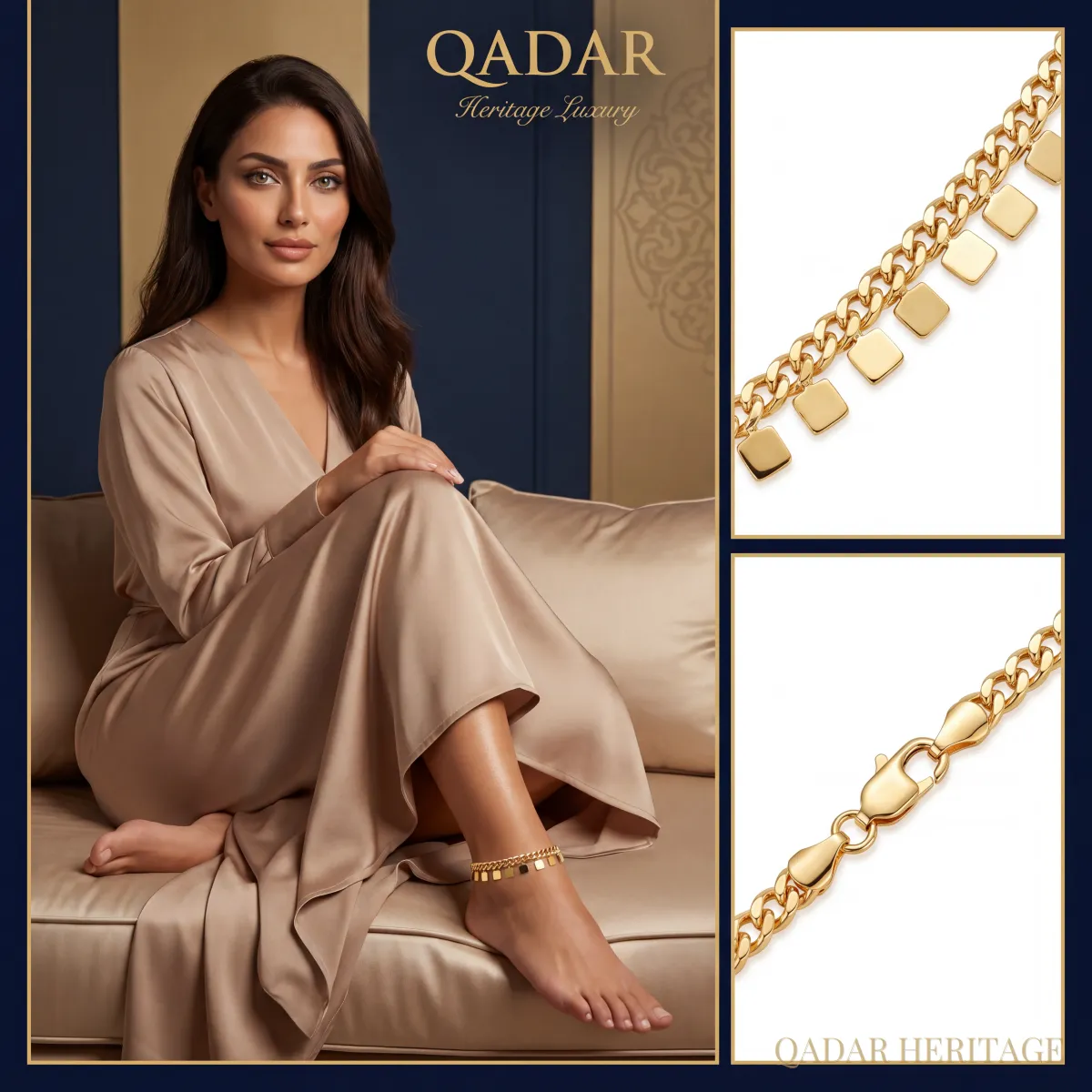 Lora Gold Anklet