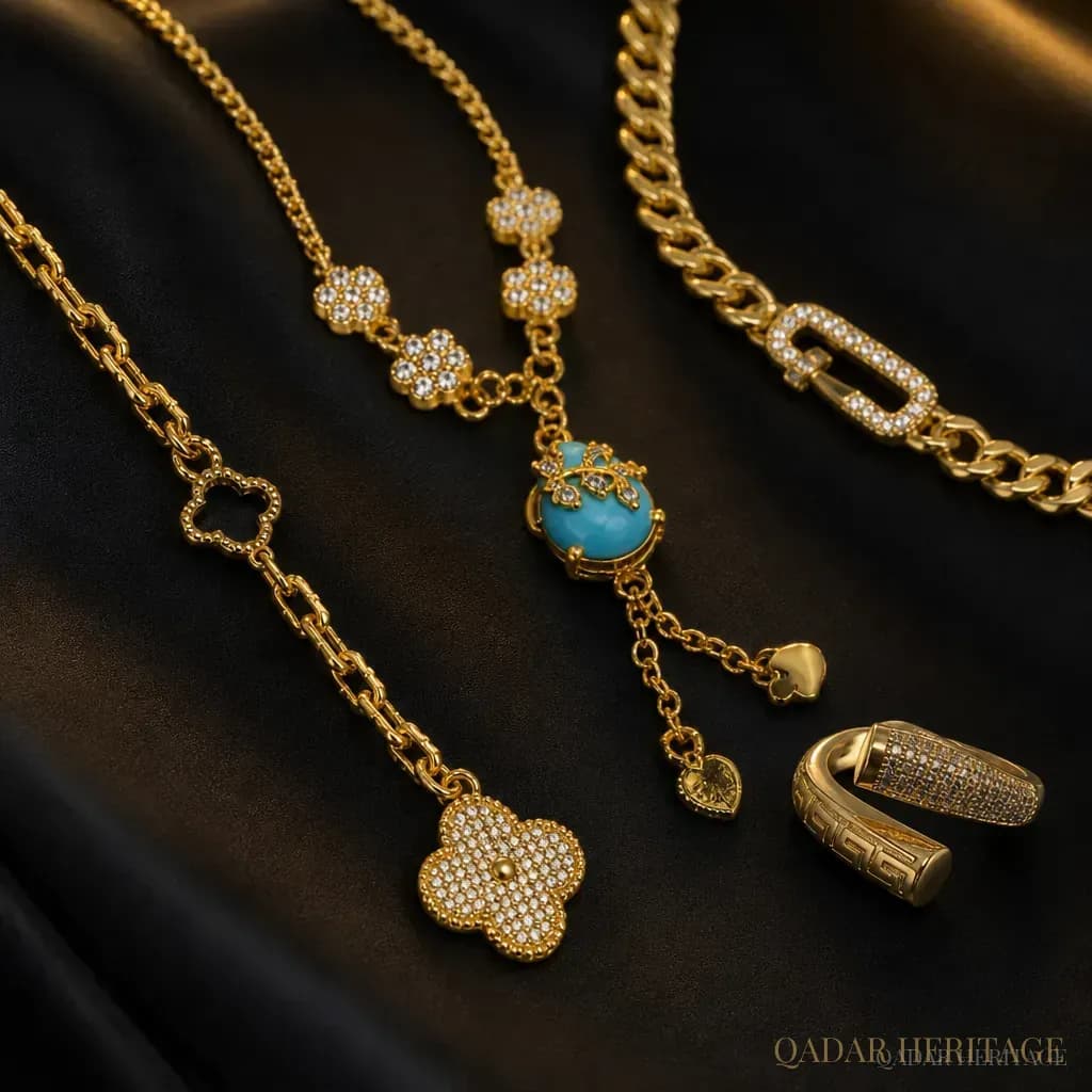 Royal Turquoise Bloom Jewelry Set - Slide 3