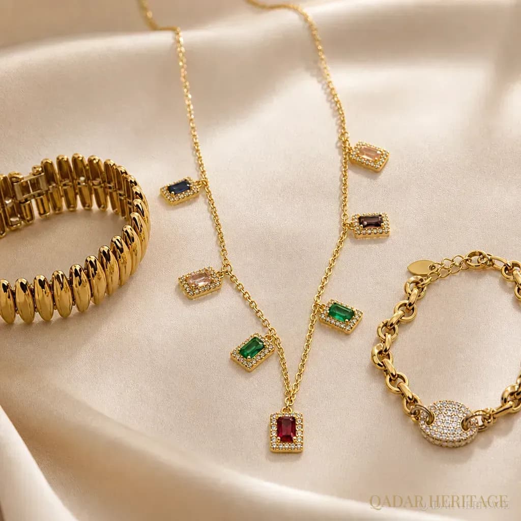 Golden Queen Spectrum Jewelry Set - Slide 3