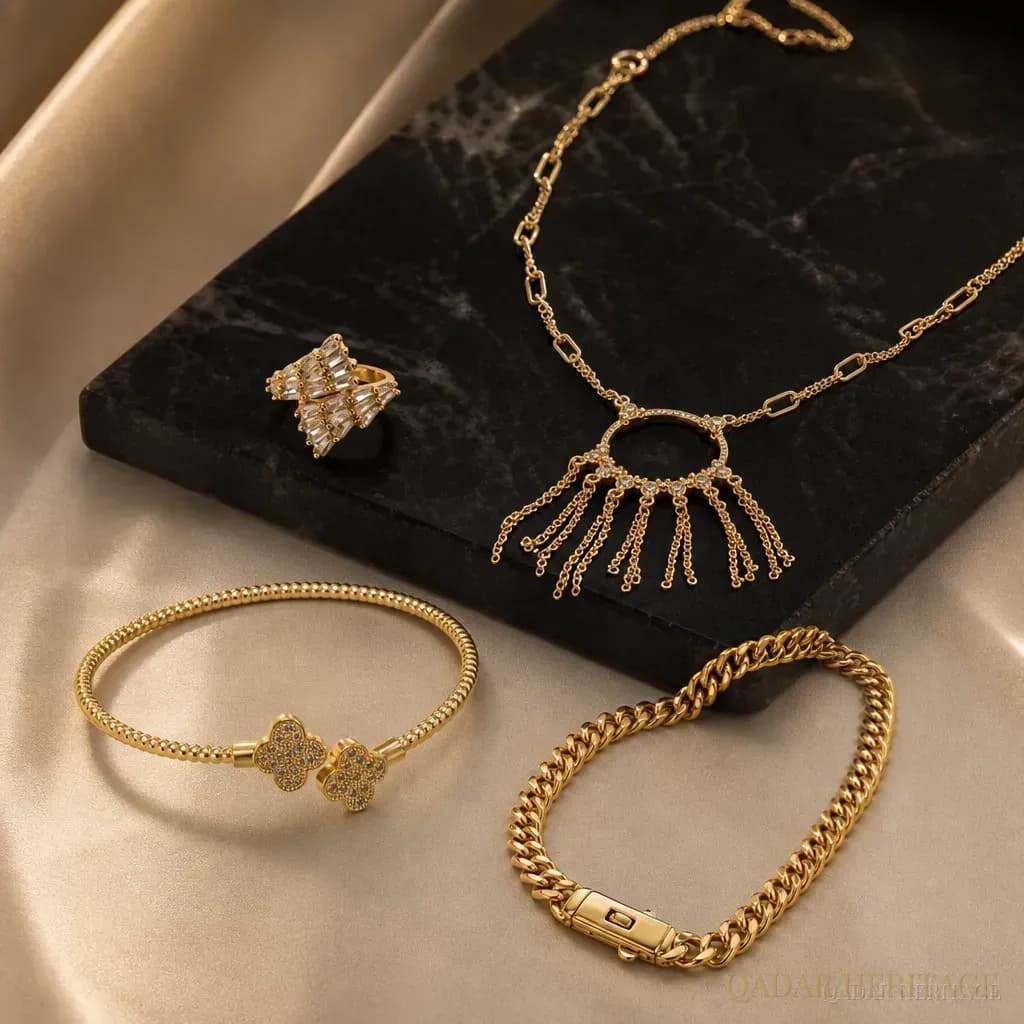 Golden Maha Glow Jewelry Set - Slide 3