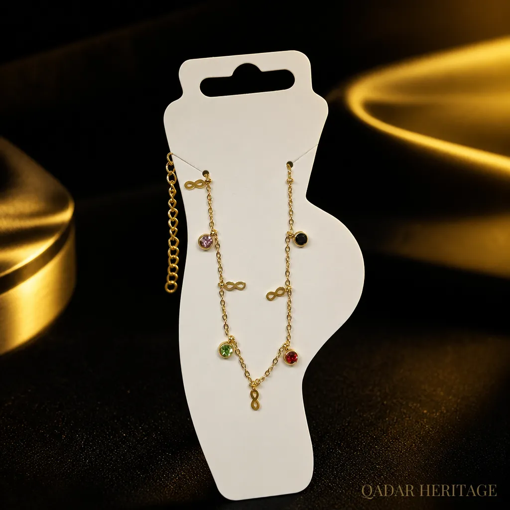 QADAR Infinity Colors Anklet